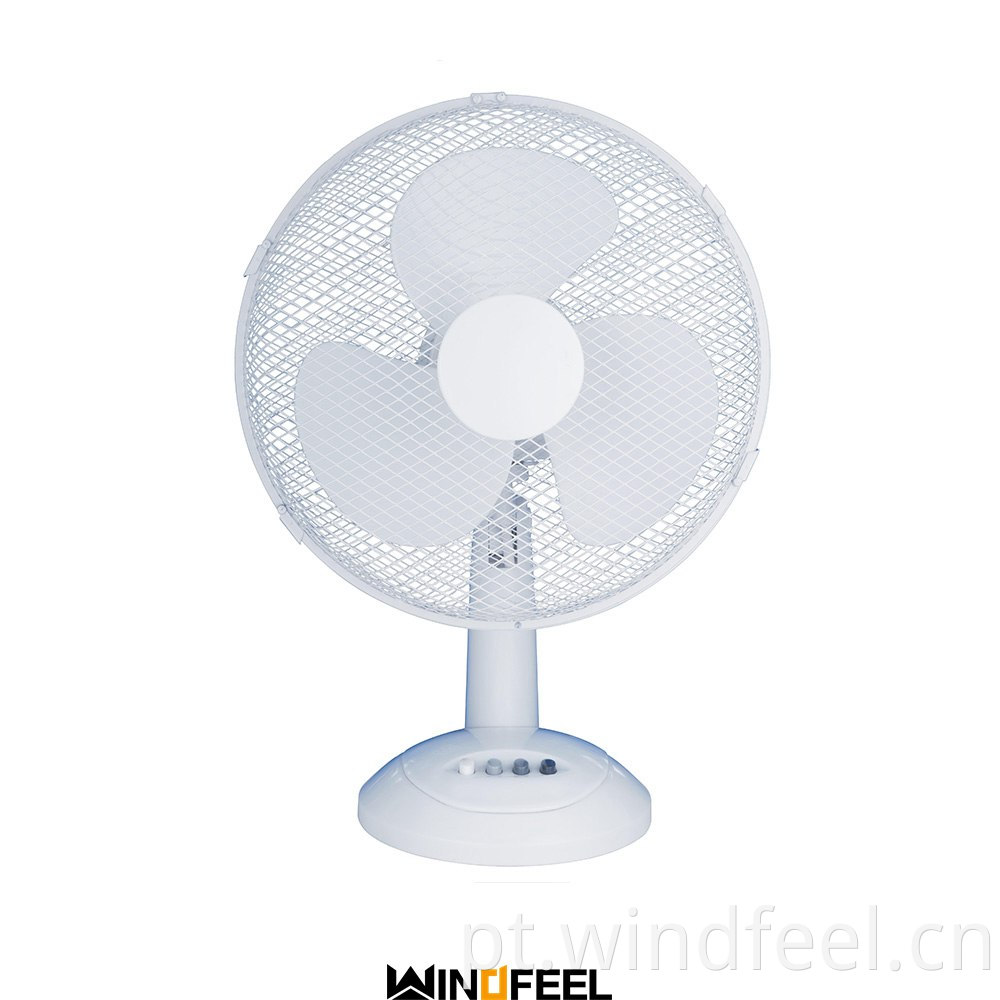 12 polegadas Baixo consumo de energia Novo modelo Ventilador de mesa portátil China Price Motor de cobre pequeno ventilador de mesa